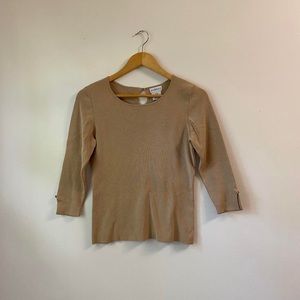 George silk nylon small sweater